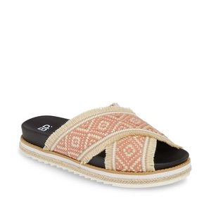 Booker Slide Sandal - Blush Woven